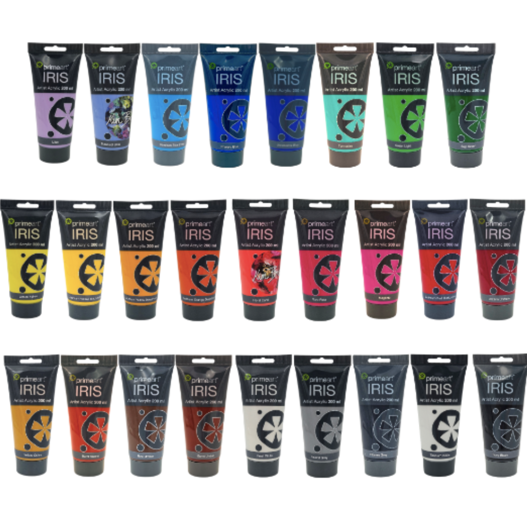 Iris Acrylic 200ml Tubes