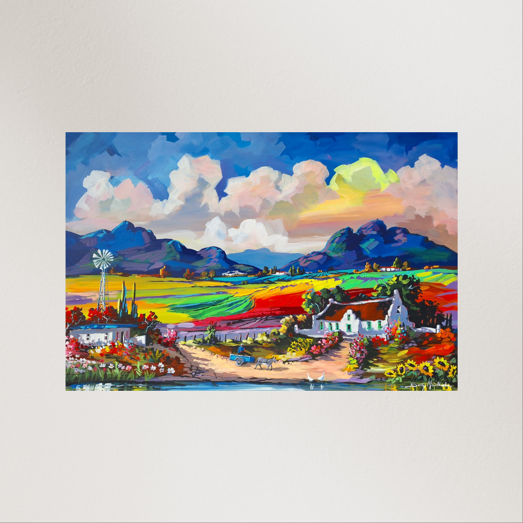 Print on Canvas - Expressions by Solly Manthata