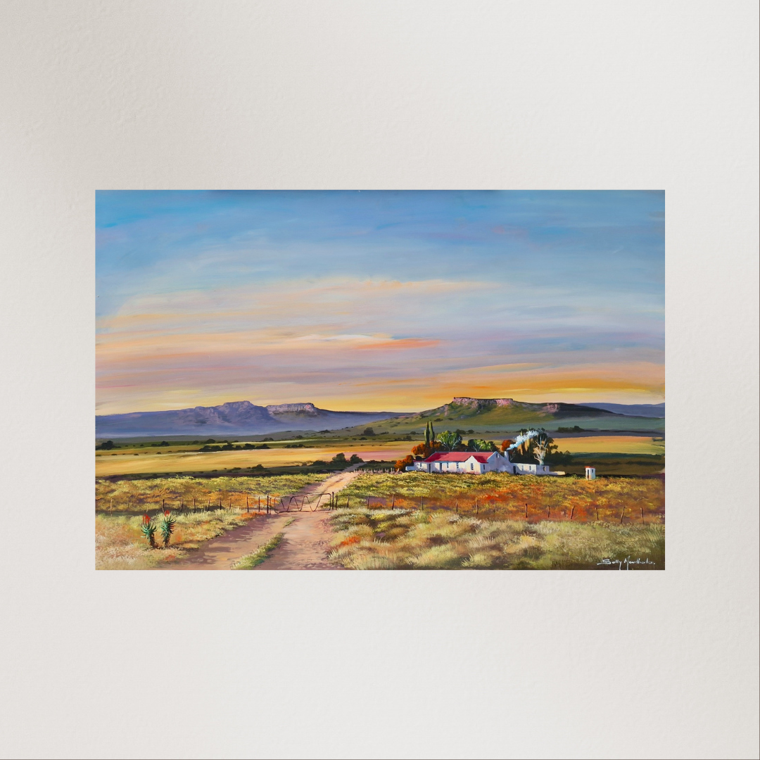 Print on Canvas - In the Middle of Nowhere 1 by Solly Manthata