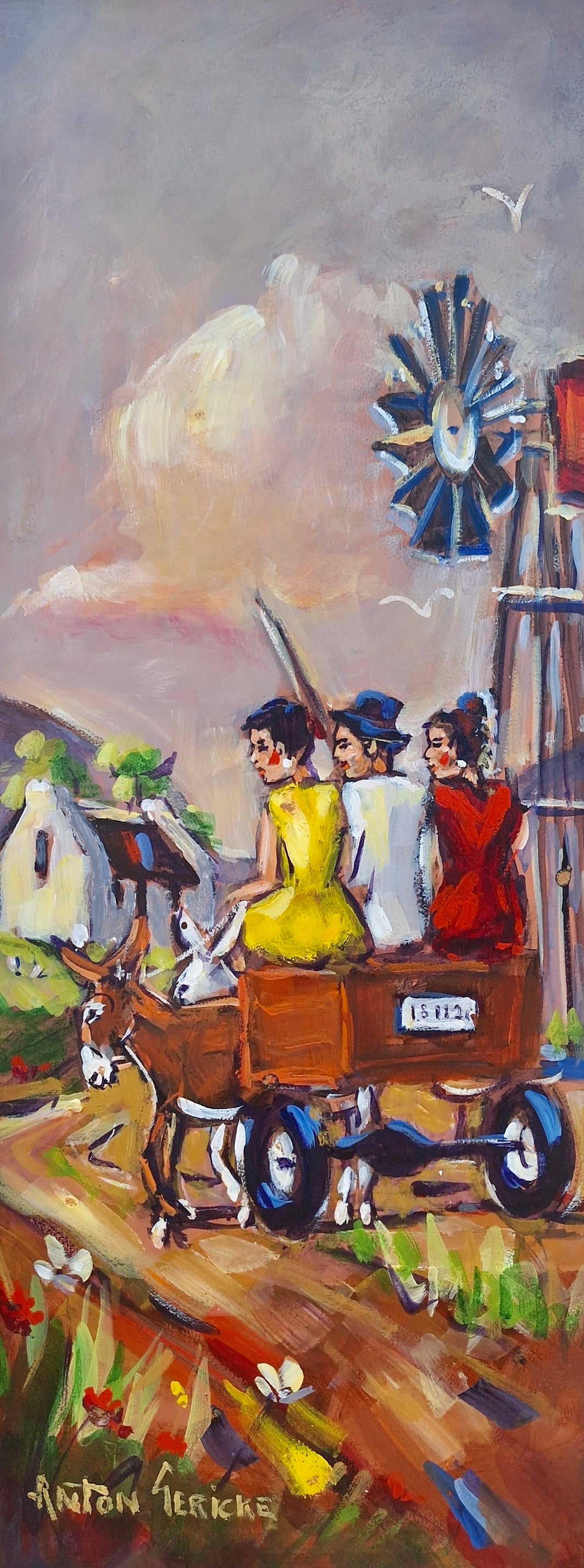 Acrylic on Panel by Anton Gericke