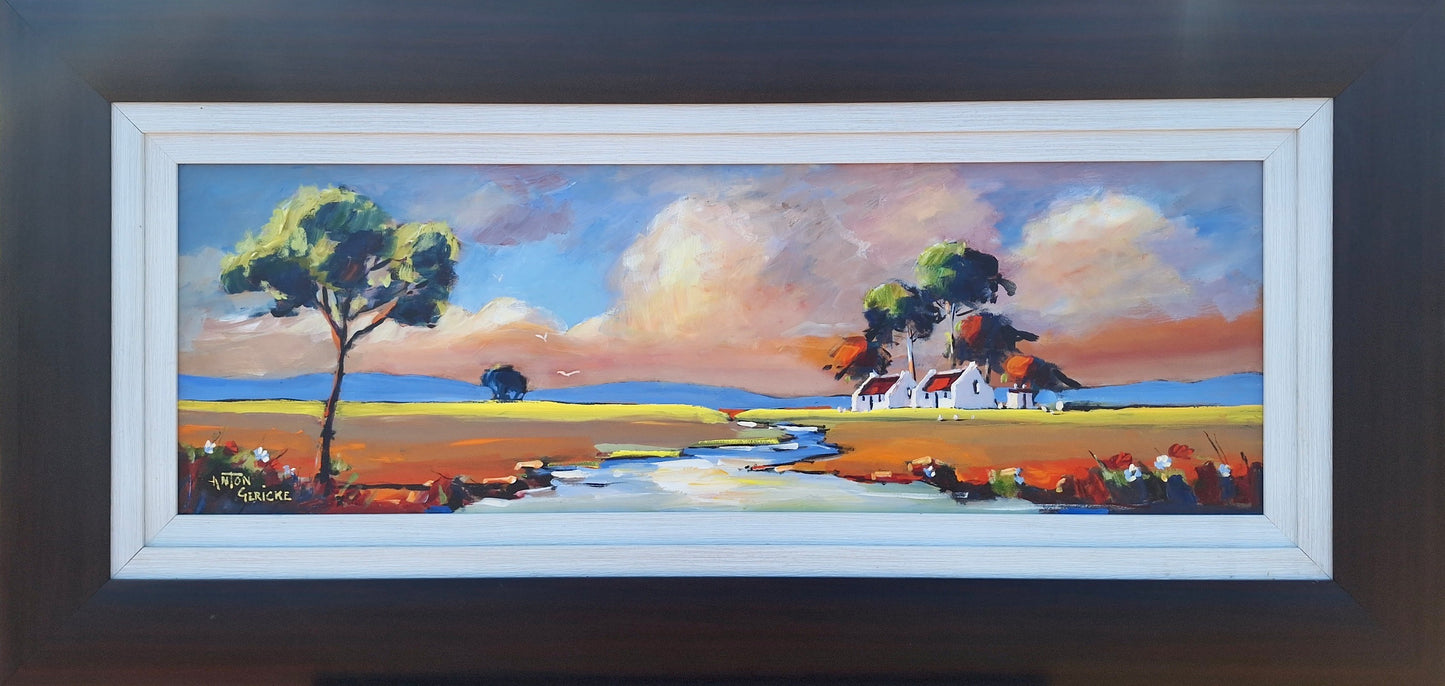 Anton Gericke - Acrylic on Panel (Framed)