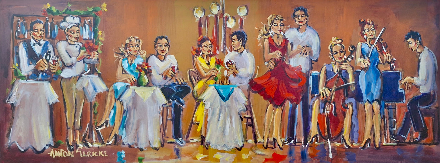 Anton Gericke - Acrylic on Panel (Framed)