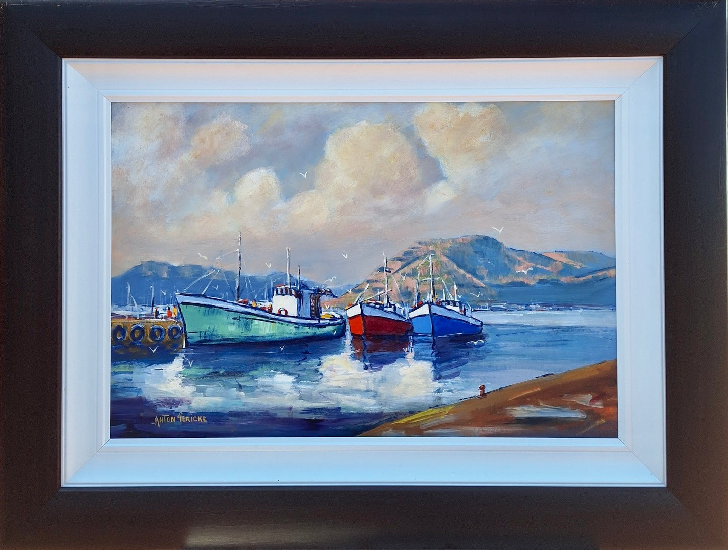 Anton Gericke - Acrylic on Panel (Framed)