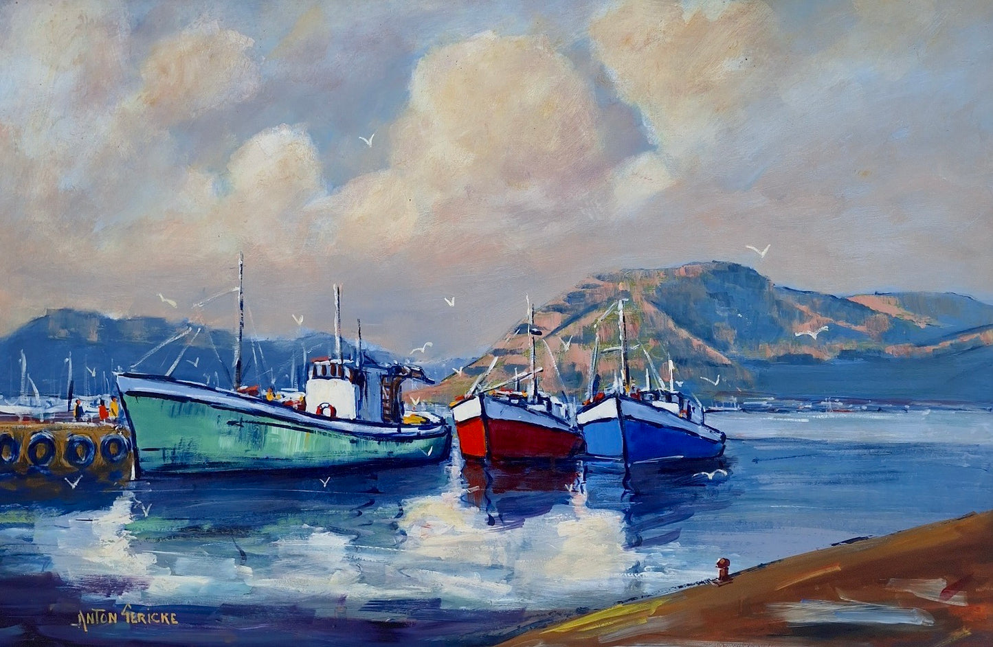 Anton Gericke - Acrylic on Panel (Framed)