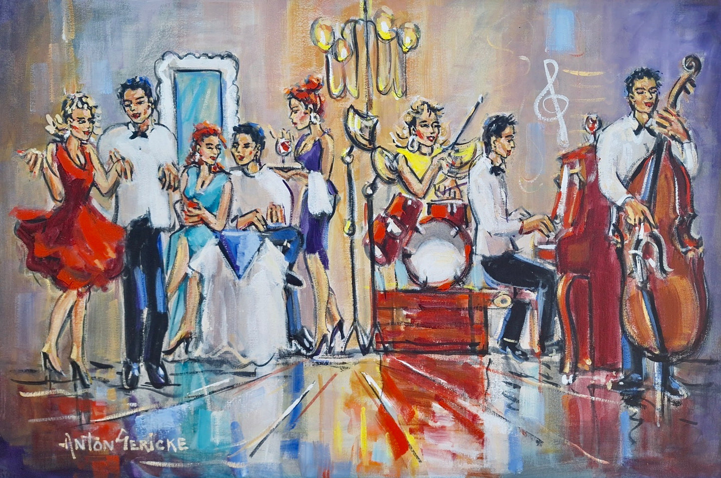 Anton Gericke - Acrylic on Panel (Framed)