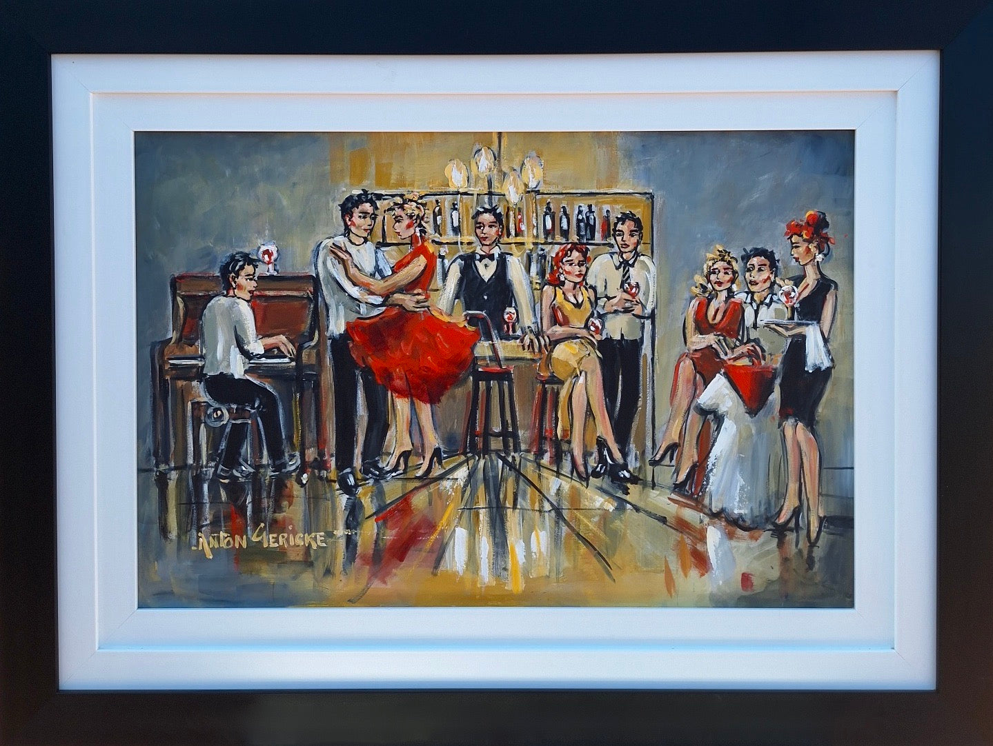 Anton Gericke - Acrylic on Panel (Framed)