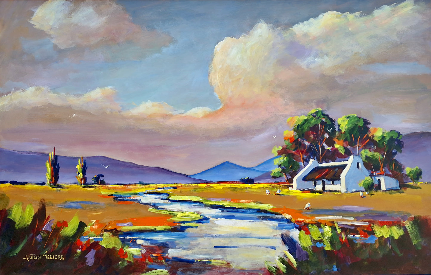 Anton Gericke - Acrylic on Panel (Framed)