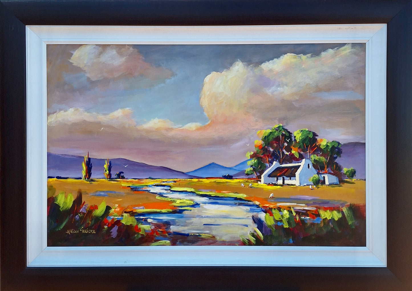 Anton Gericke - Acrylic on Panel (Framed)