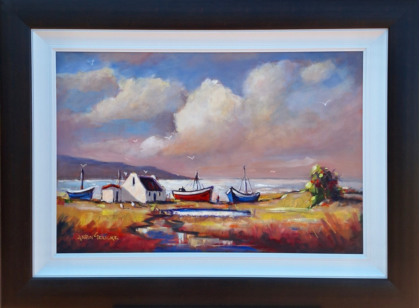 Anton Gericke - Acrylic on Panel (Framed)