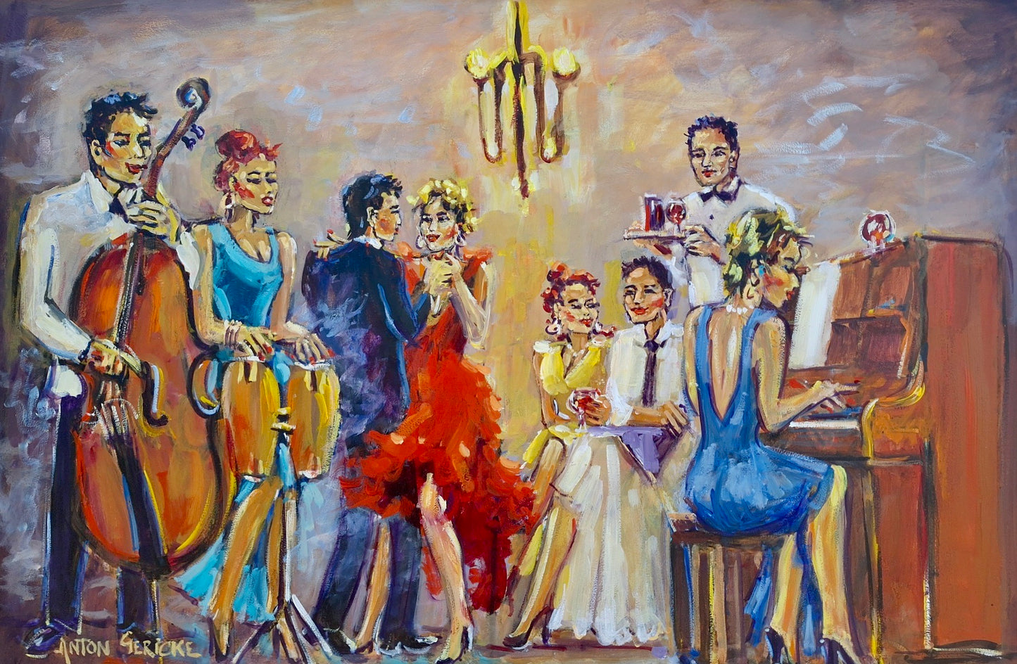 Anton Gericke - Acrylic on Panel (Framed)