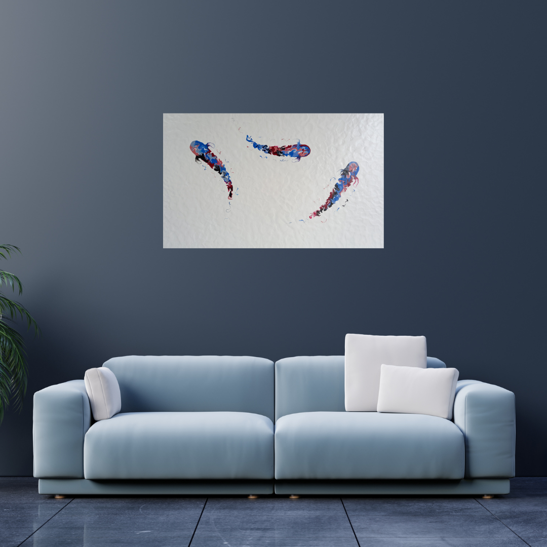 A Little Left of Centre by AJ Burns (1200mm x 740mm)