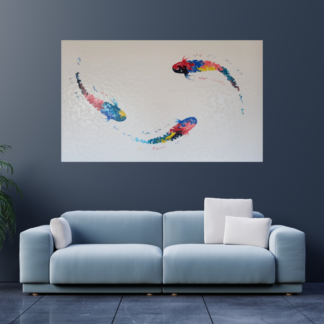 Colourful by AJ Burns (1600mm x 1000mm)