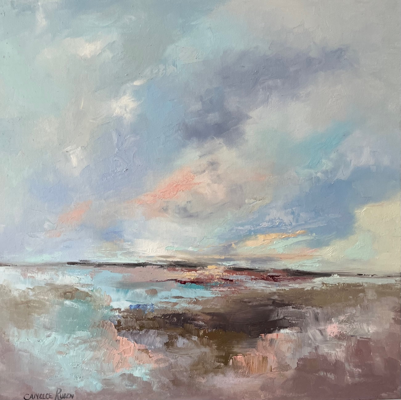 Candice Ruben Oil on Stretched Canvas
