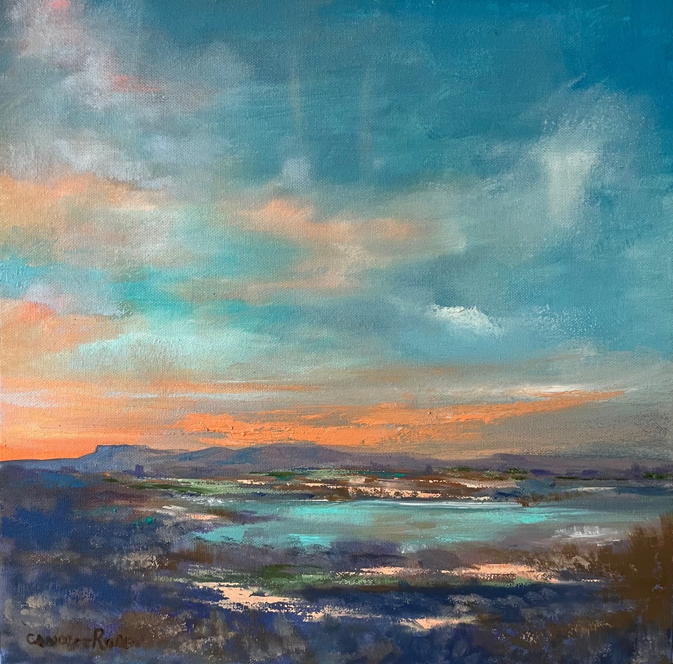 Candice Ruben Oil on Stretched Canvas