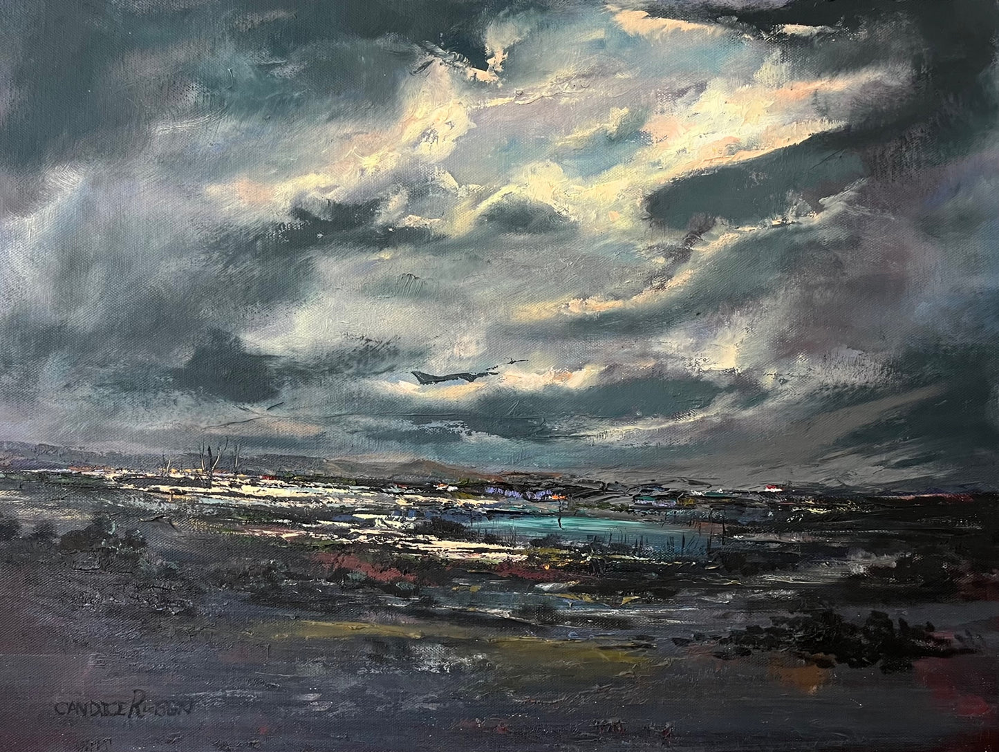 Candice Ruben Oil on Stretched Canvas