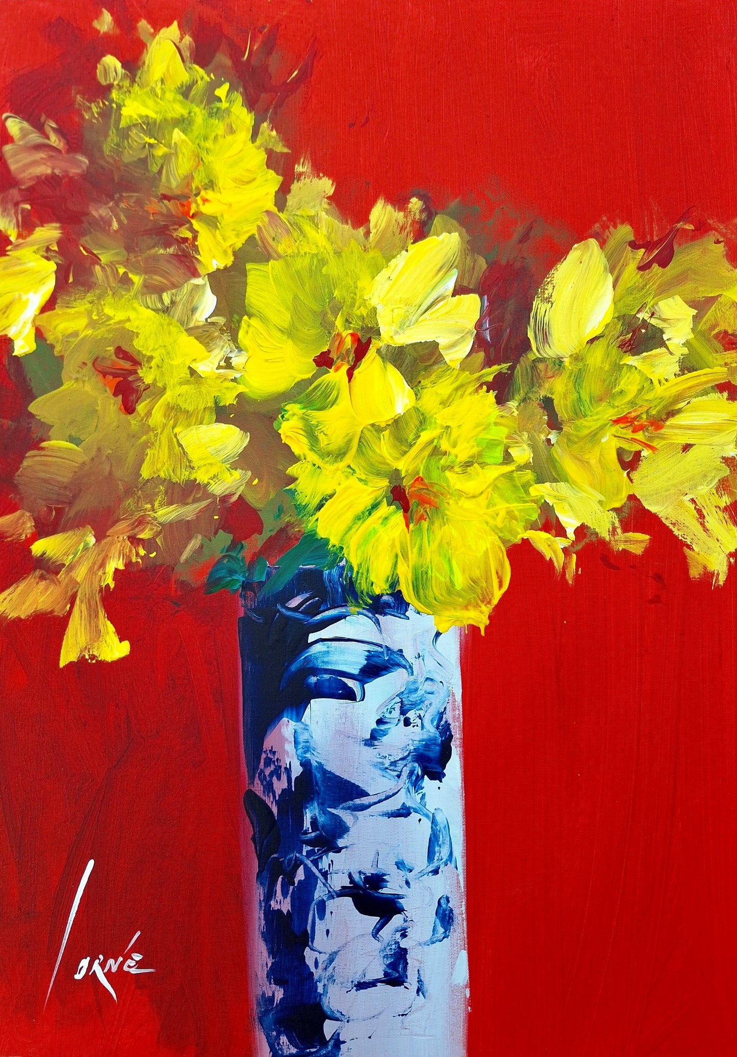 Corne Weideman - Acrylic on Stretched Canvas