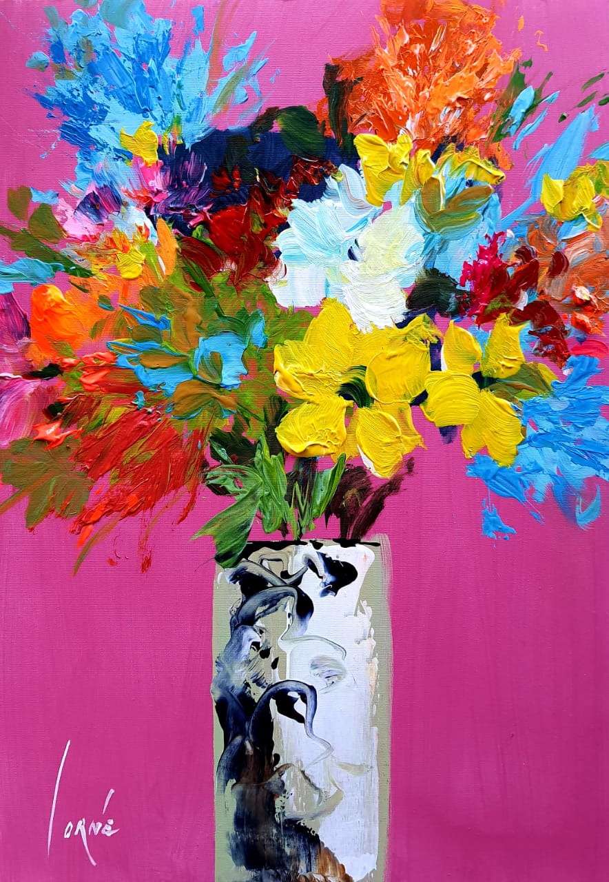 Corne Weideman - Acrylic on Stretched Canvas