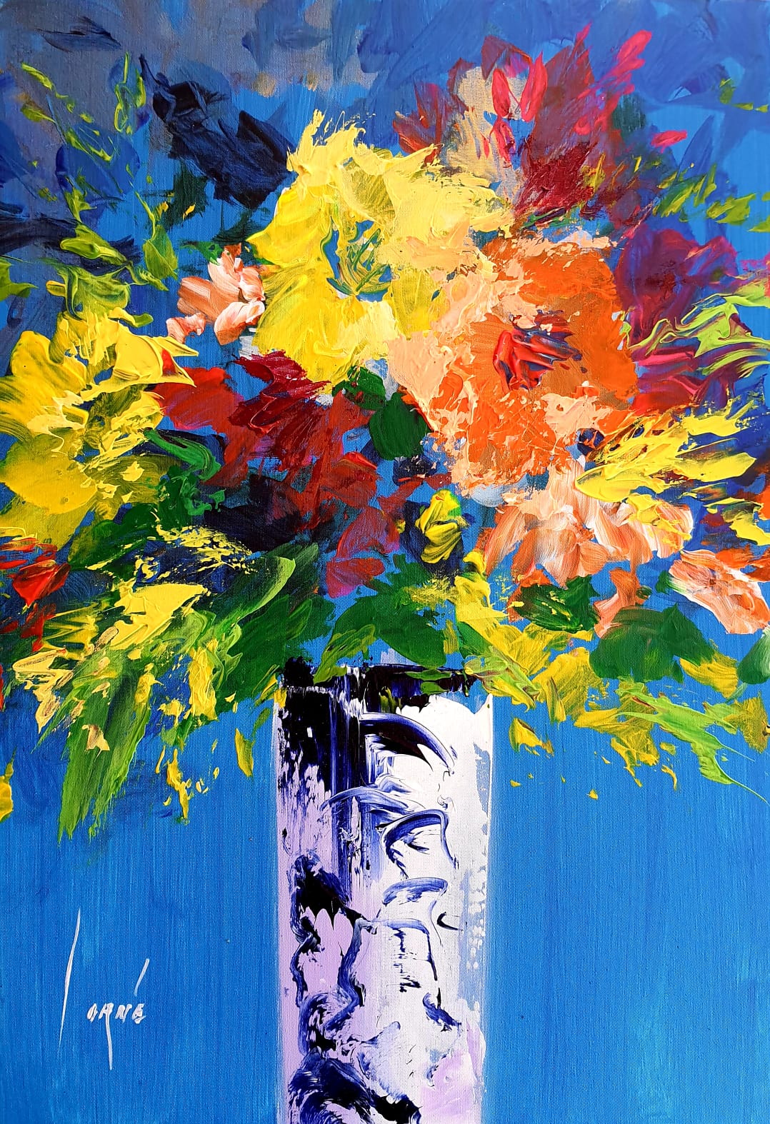 Corne Weideman - Acrylic on Stretched Canvas