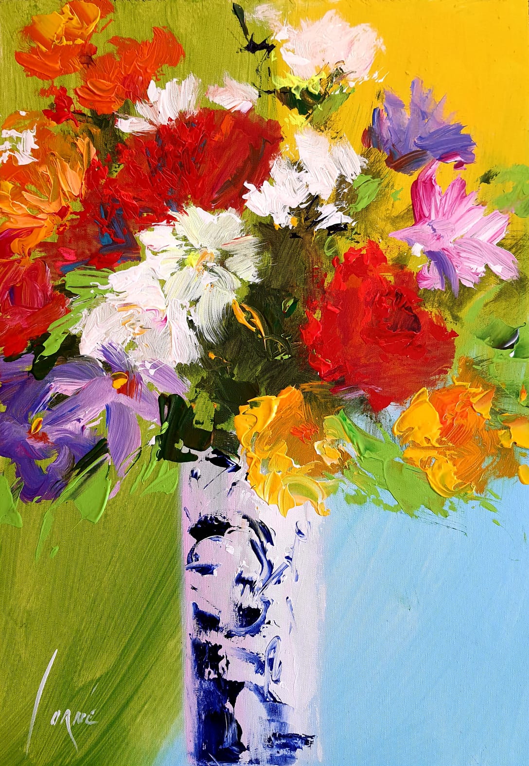 Corne Weideman - Acrylic on Stretched Canvas