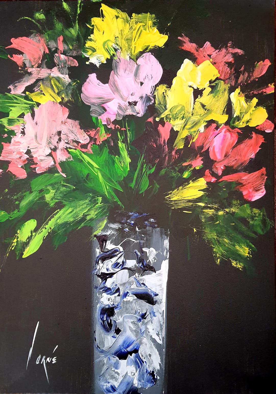 Corne Weideman - Acrylic on Stretched Canvas