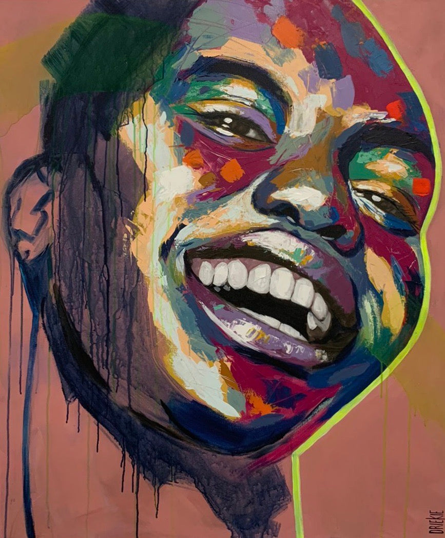 Acrylic on Stretched Canvas by Driekie