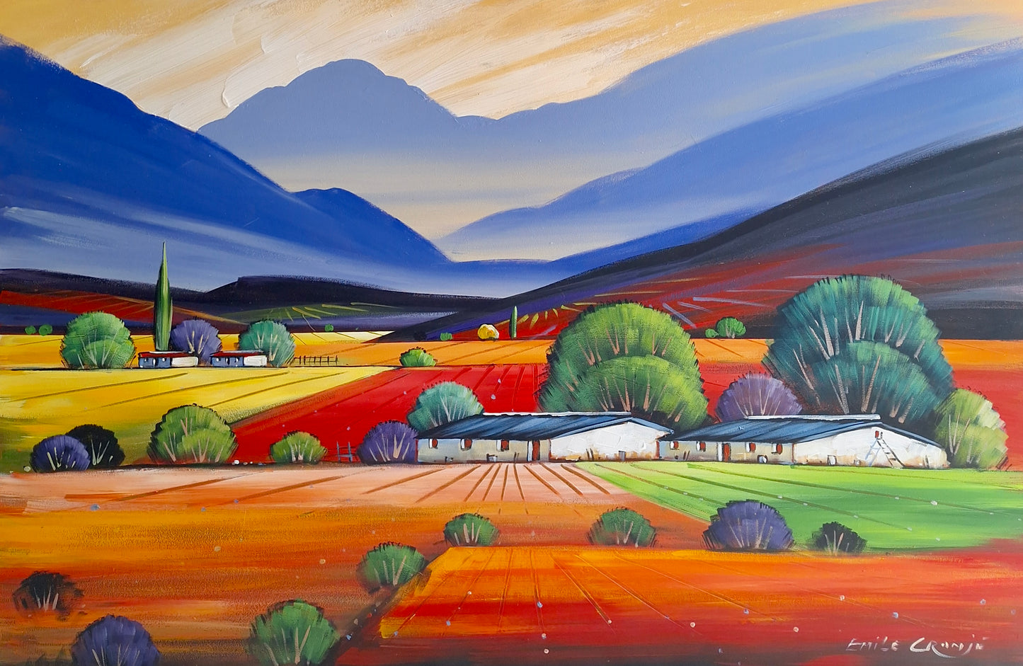 Acrylic on Panel by Emile Cronje