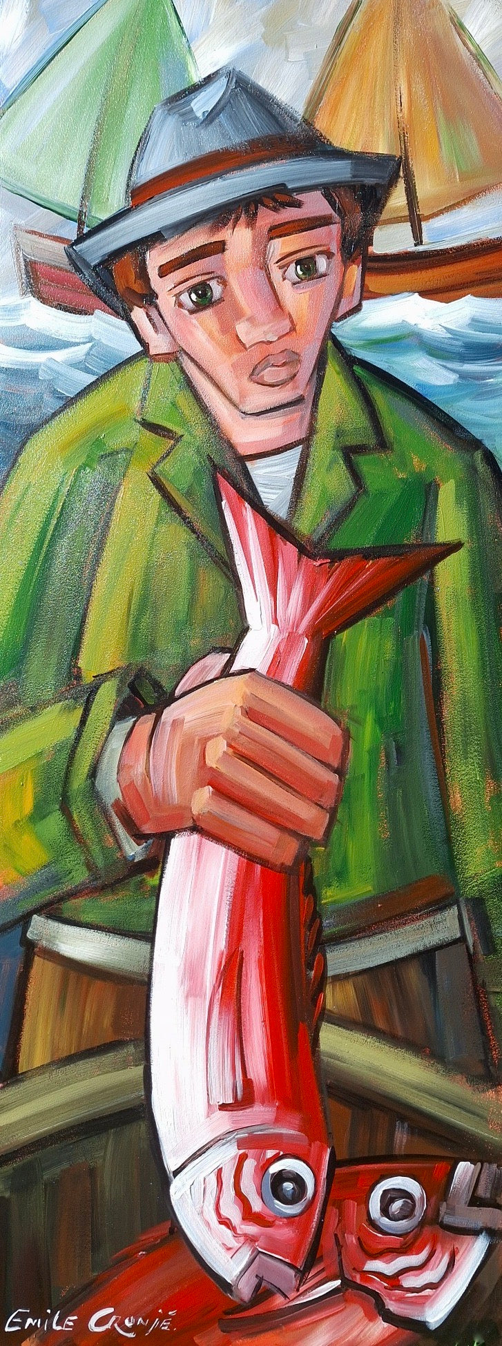 Acrylic on Panel by Emile Cronje