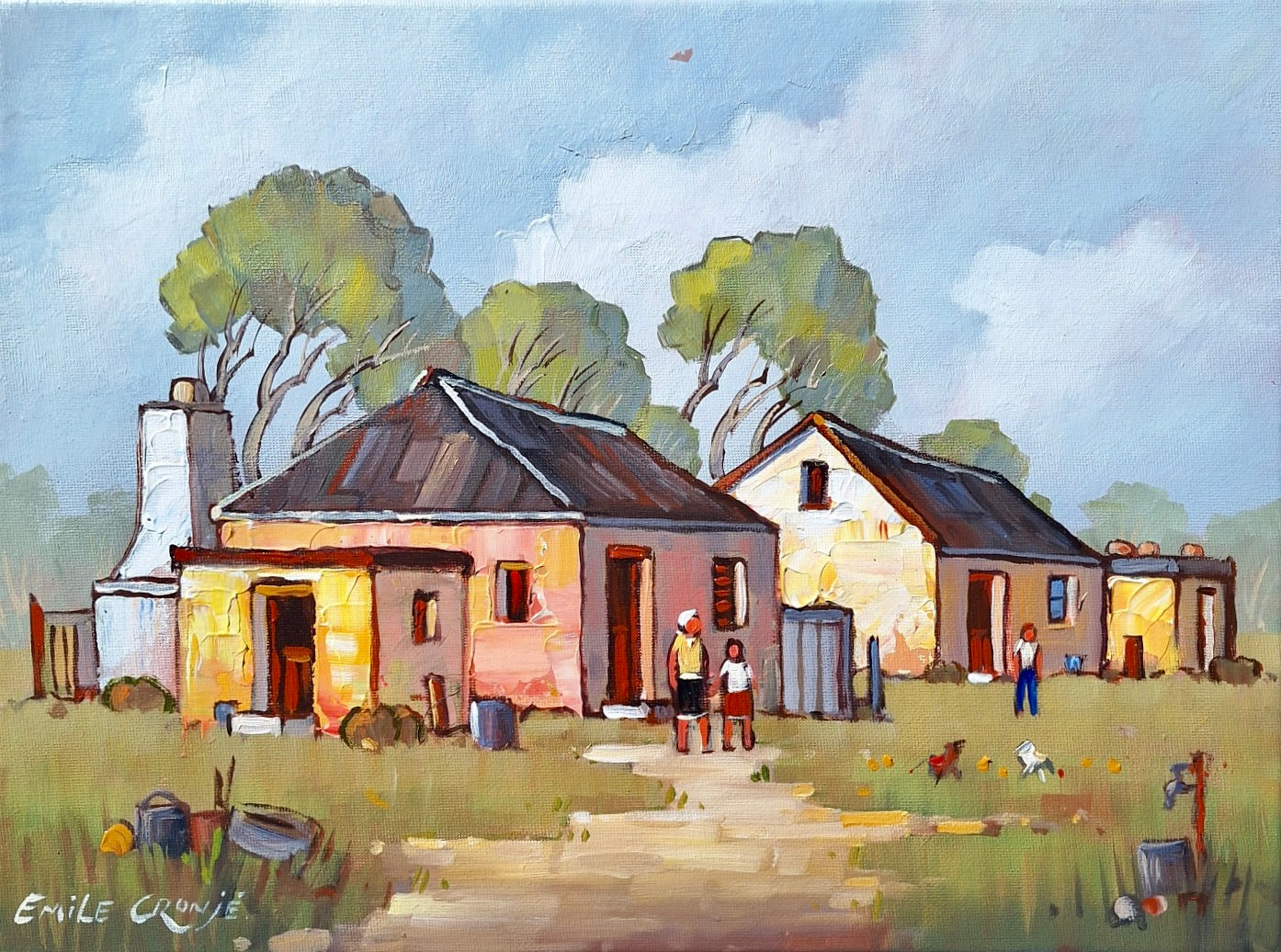 Emile Cronje - Acrylic on Stretched Canvas