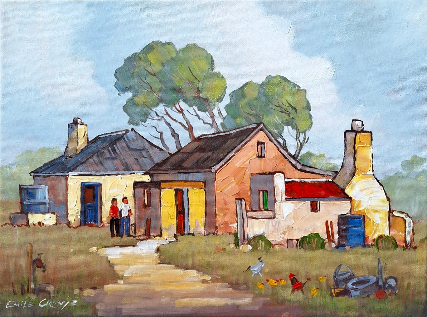Emile Cronje - Acrylic on Stretched Canvas
