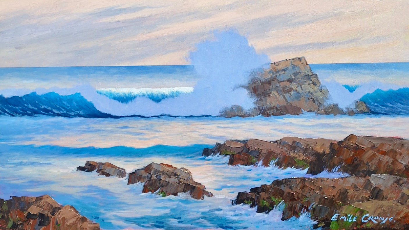 Emile Cronje - Acrylic on Panel (590mm x 330mm)