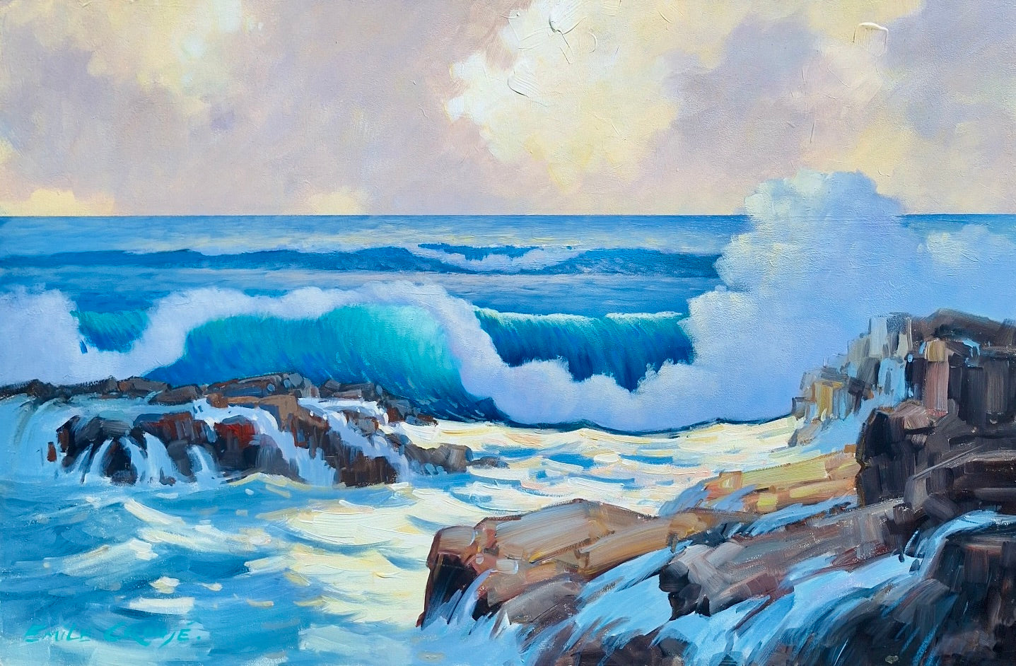 Emile Cronje - Acrylic on Panel (610mm x 400mm)