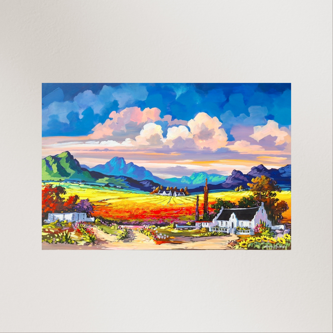 Print on Canvas - Expressions 2 by Solly Manthata