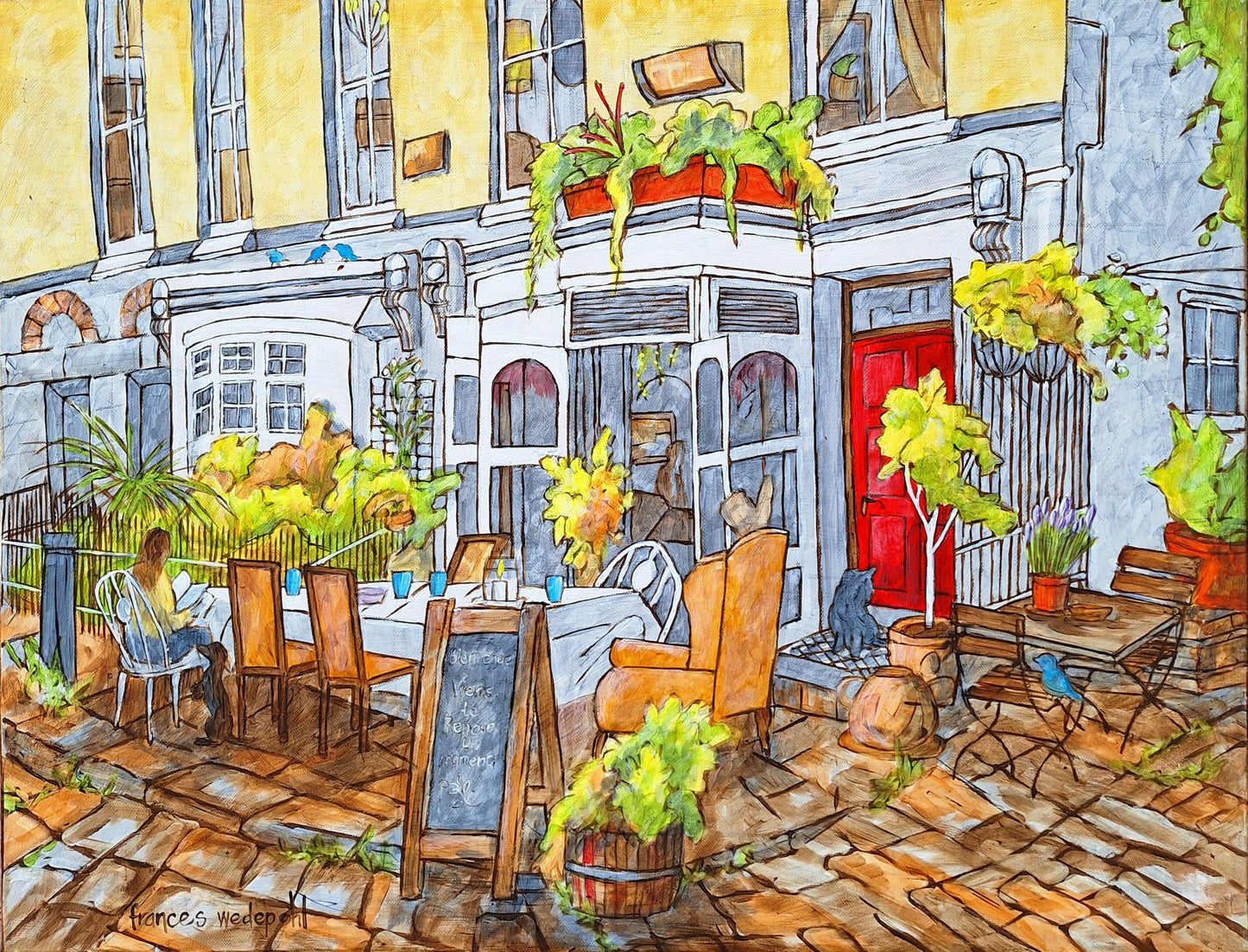 Oil on Stretched Canvas by Frances Wedepohl
