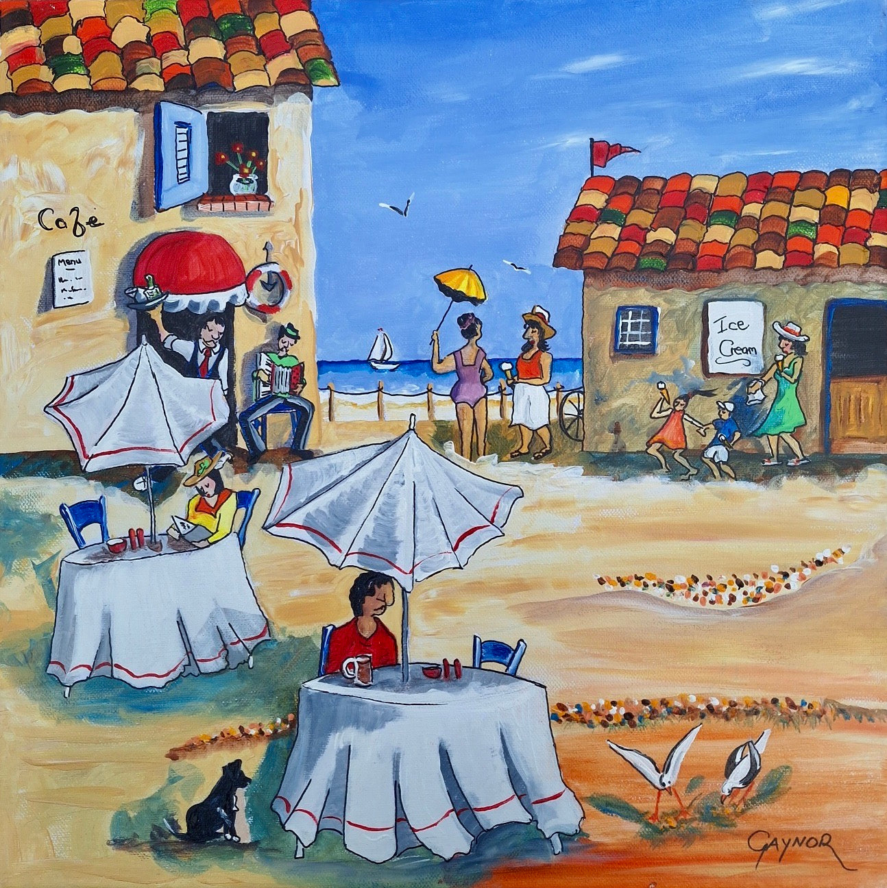Gaynor - Acrylic on Stretched Canvas