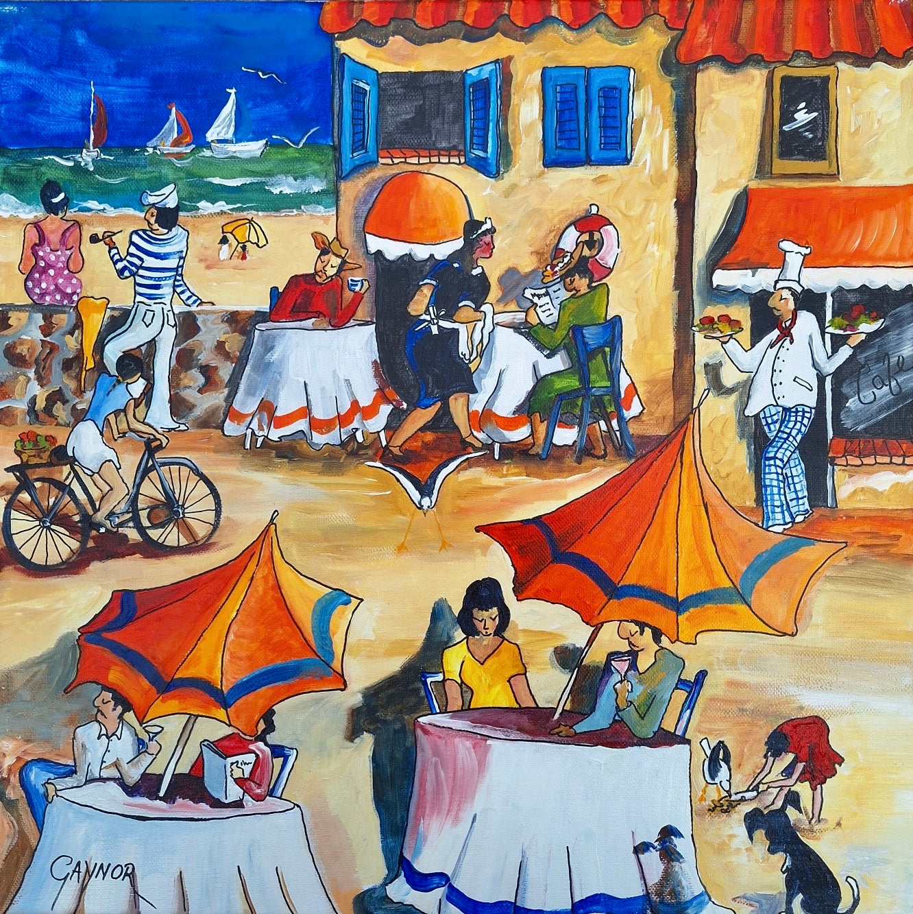 Gaynor - Acrylic on Stretched Canvas