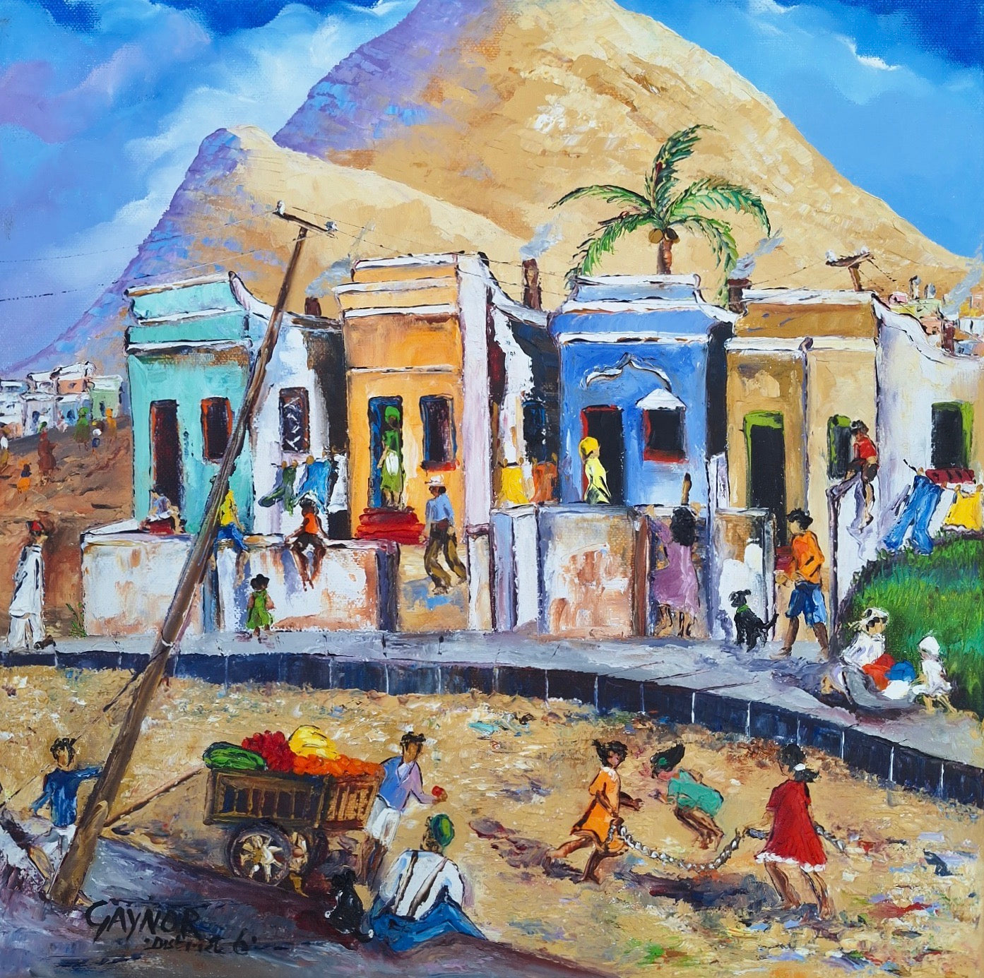 Gaynor - Oil on Stretched Canvas