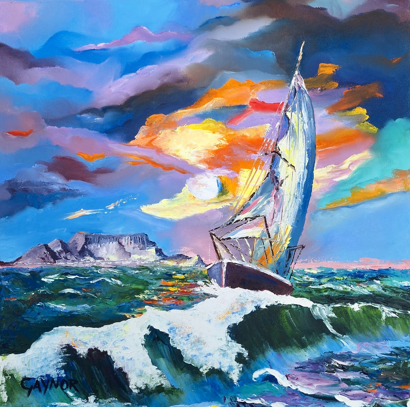 Gaynor - Oil on Stretched Canvas