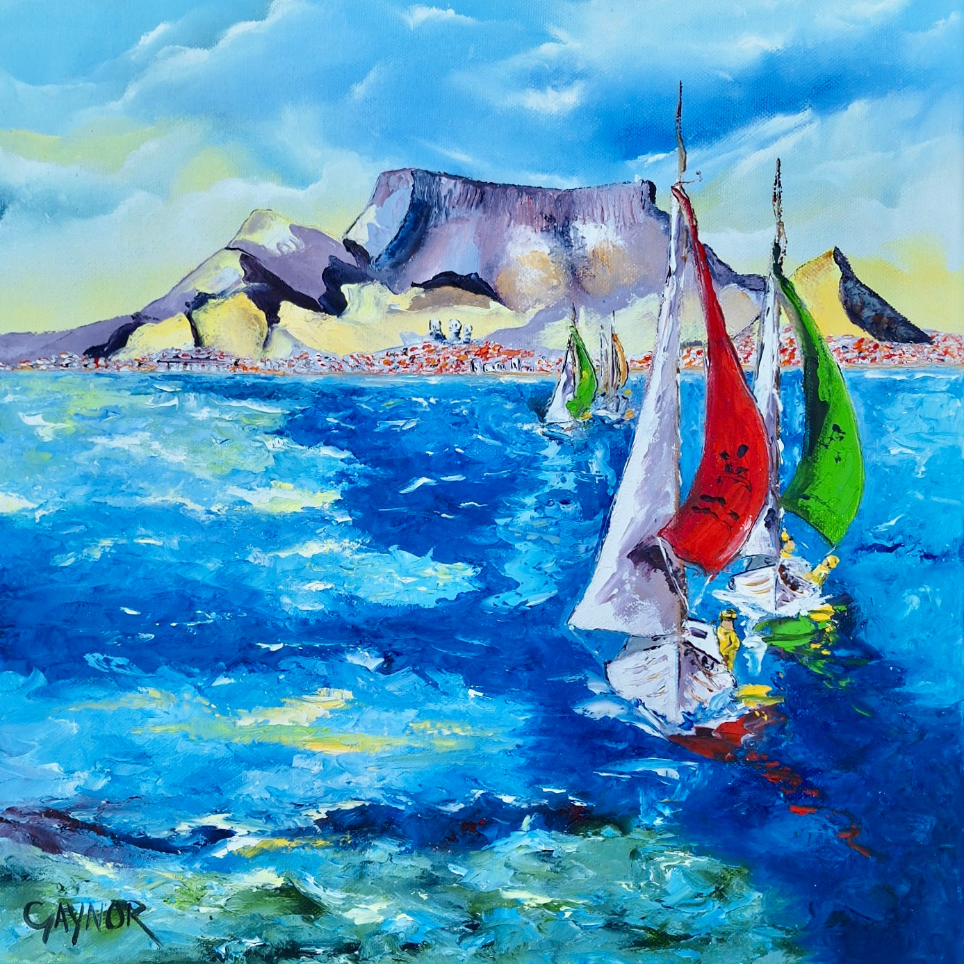 Gaynor - Oil on Stretched Canvas