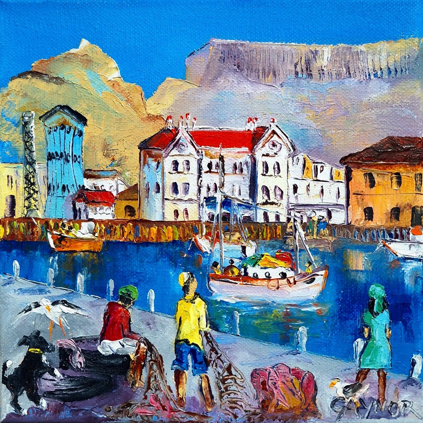 Gaynor - Oil on Stretched Canvas
