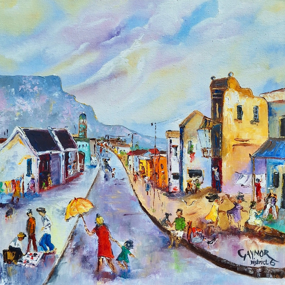 Gaynor - Oil on Stretched Canvas (400mm x 400mm)