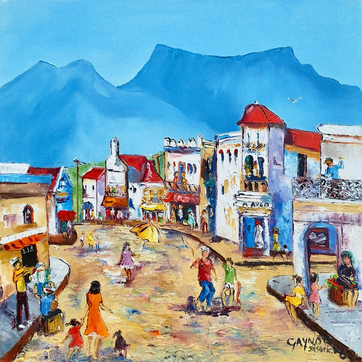 Gaynor - Oil on Stretched Canvas (400mm x 400mm)