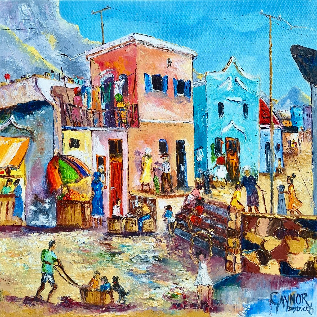 Gaynor - Oil on Stretched Canvas (400mm x 400mm)