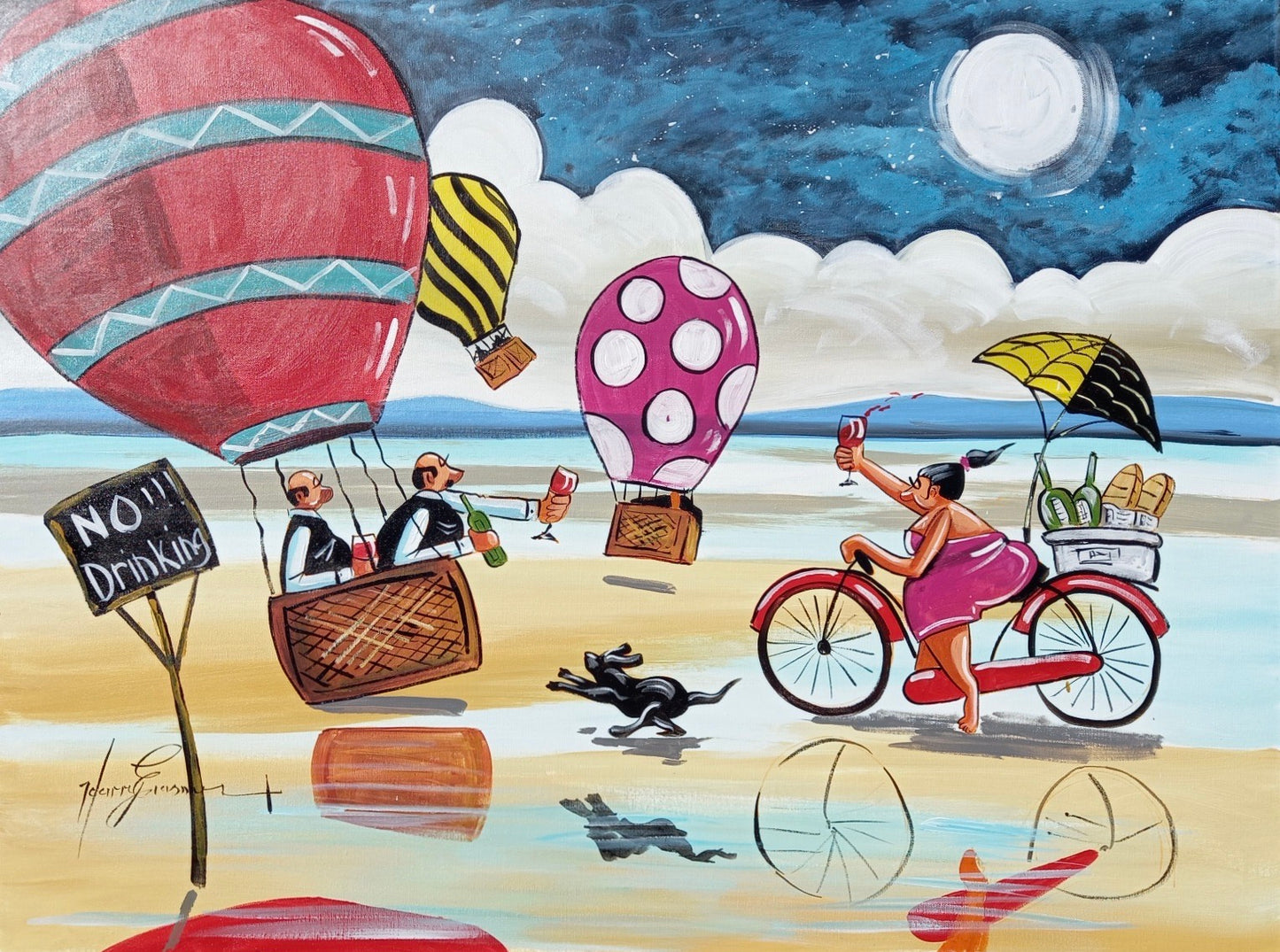 Acrylic on Stretched Canvas by Harry Erasmus