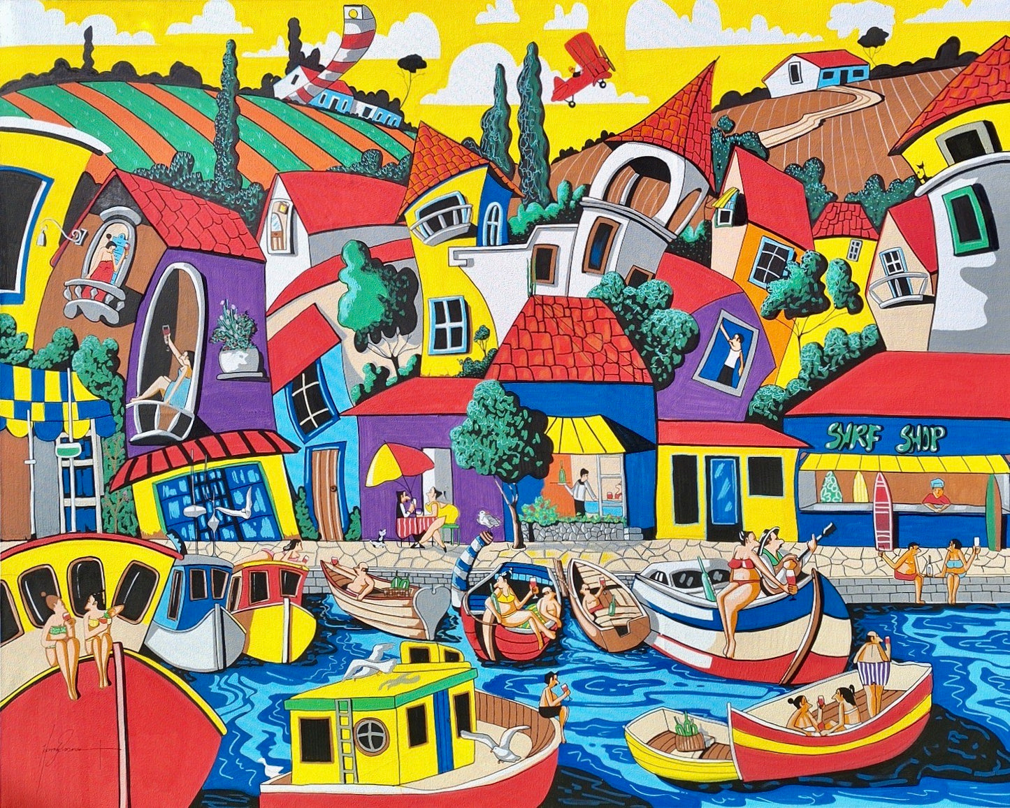 Harry Erasmus - Acrylic on Stretched Canvas