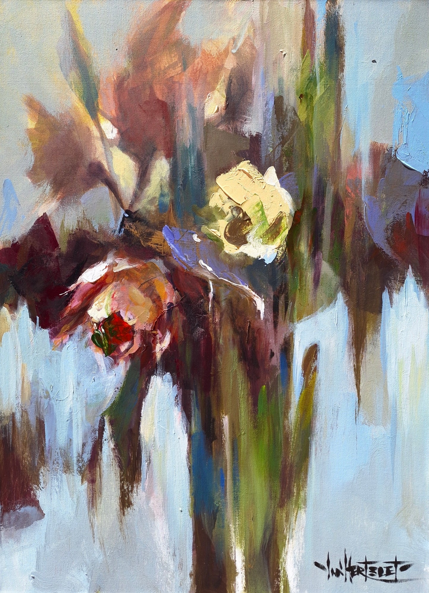 Ian Hertslet - Oil on Stretched Canvas