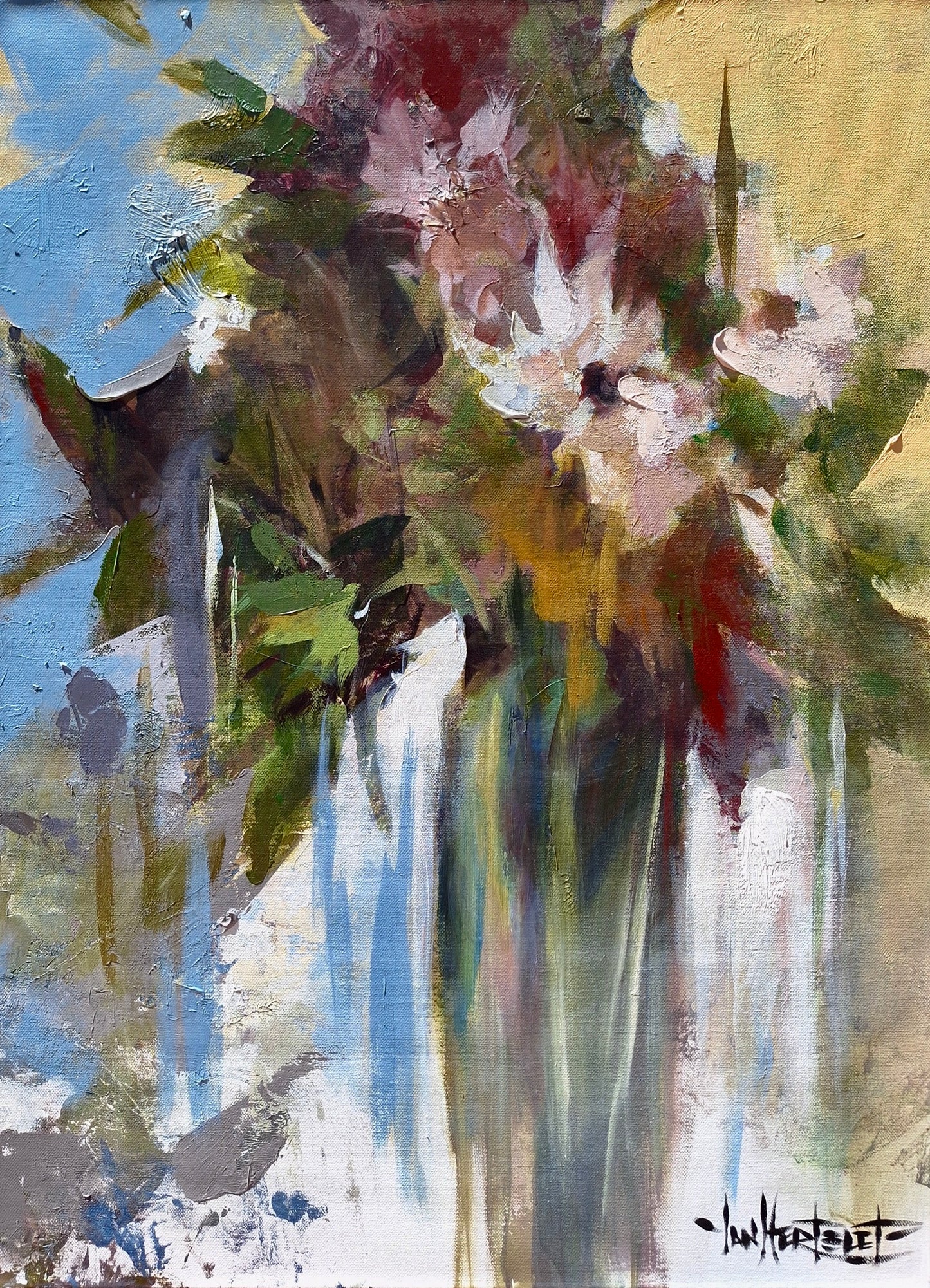Ian Hertslet - Oil on Stretched Canvas