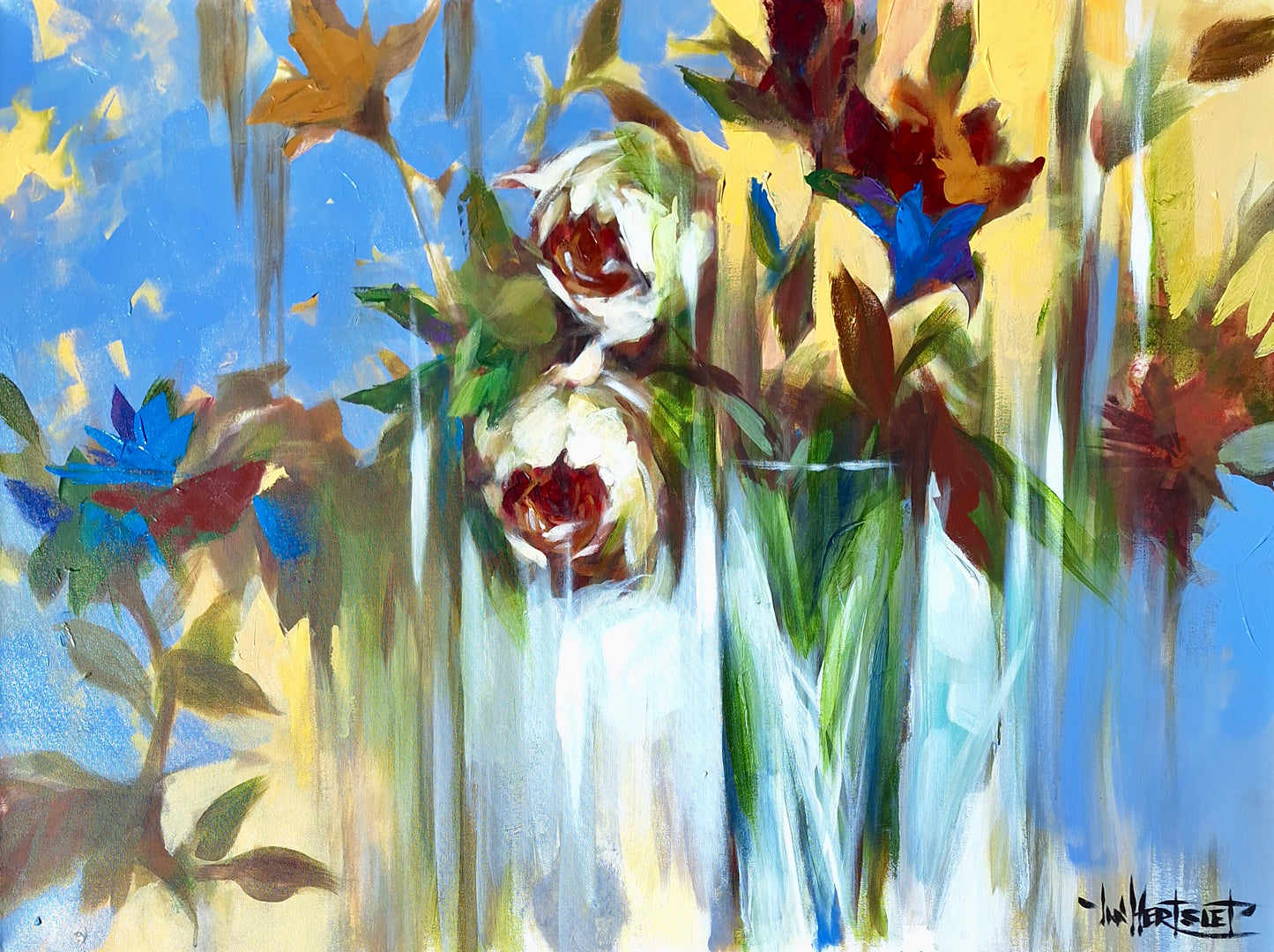 Ian Hertslet - Oil on Stretched Canvas