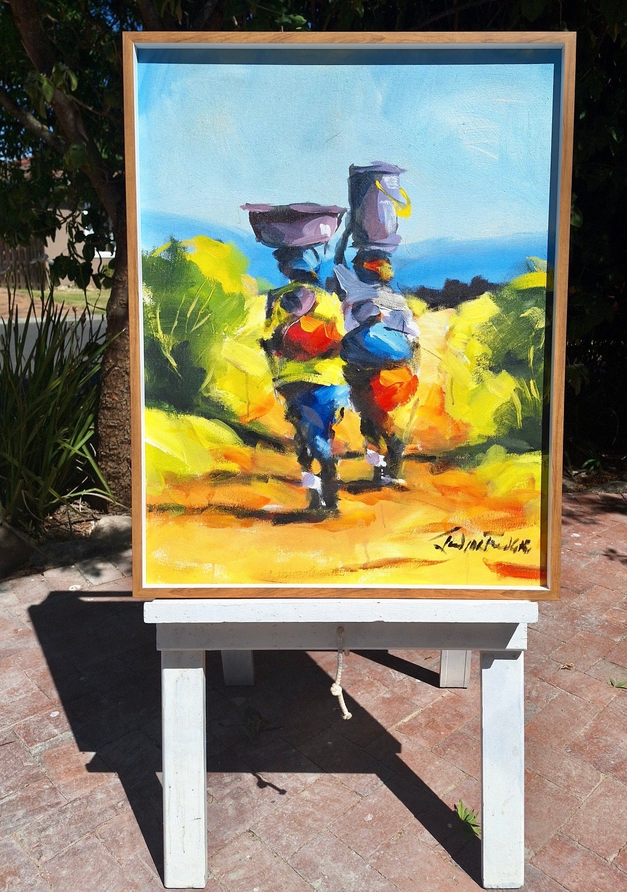 Junior Fungai - Acrylic on Canvas Panel