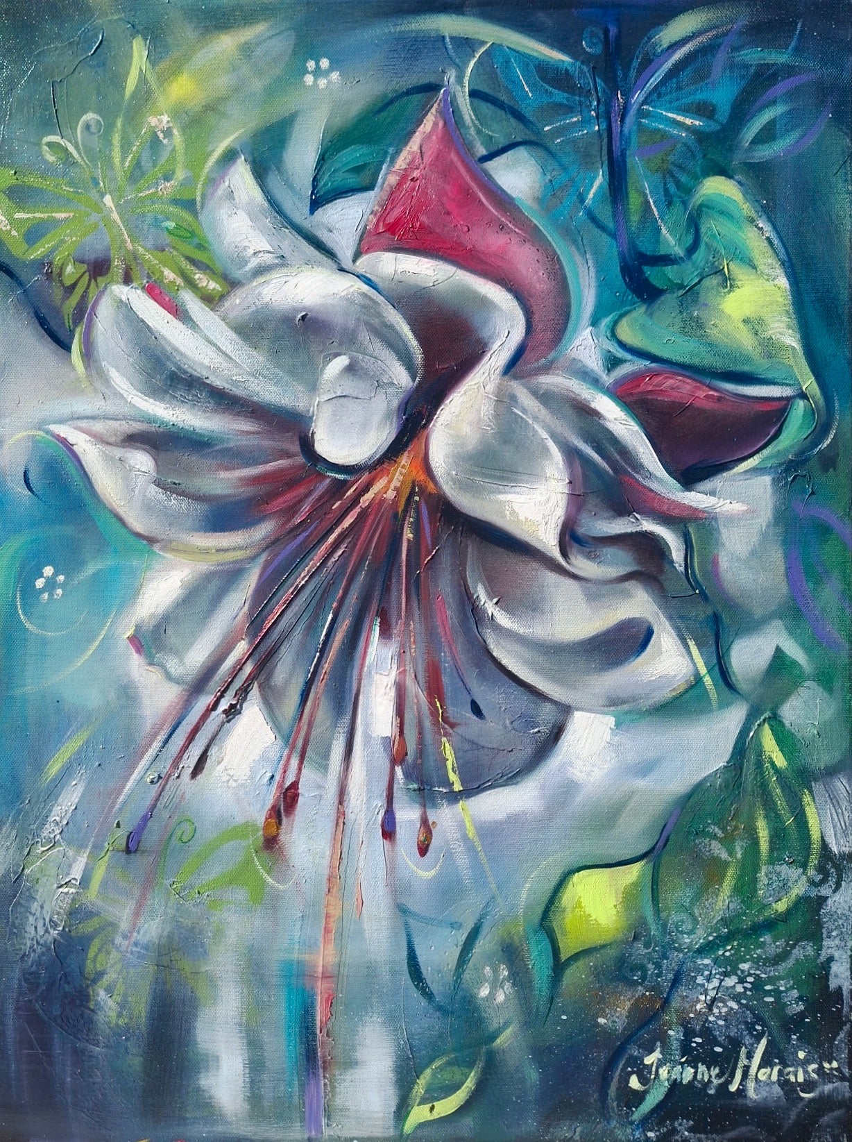 Oil on Stretched Canvas by Jeanne Marais