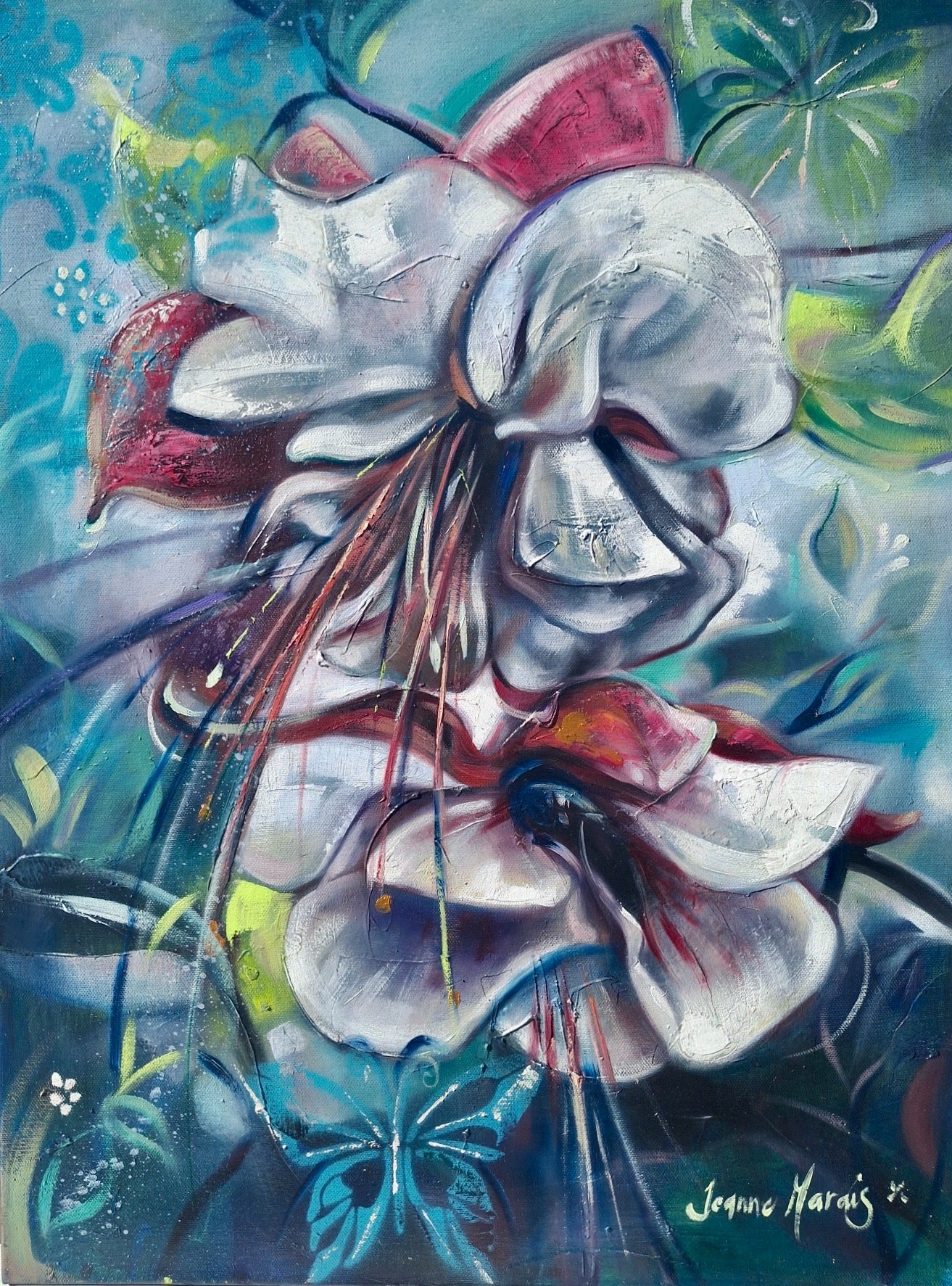 Oil on Stretched Canvas by Jeanne Marais